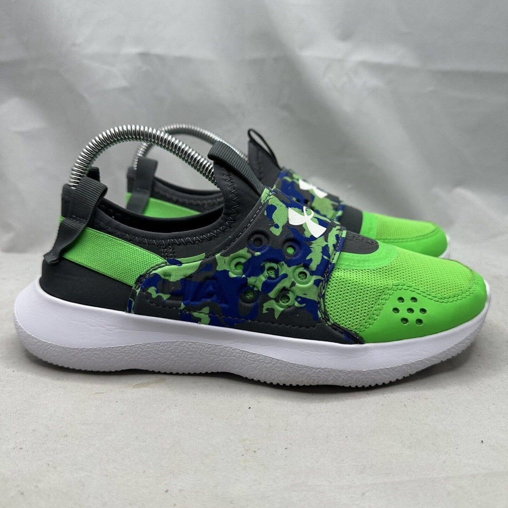 Under Armour Green Sneakers Lightweight Slip-On Design